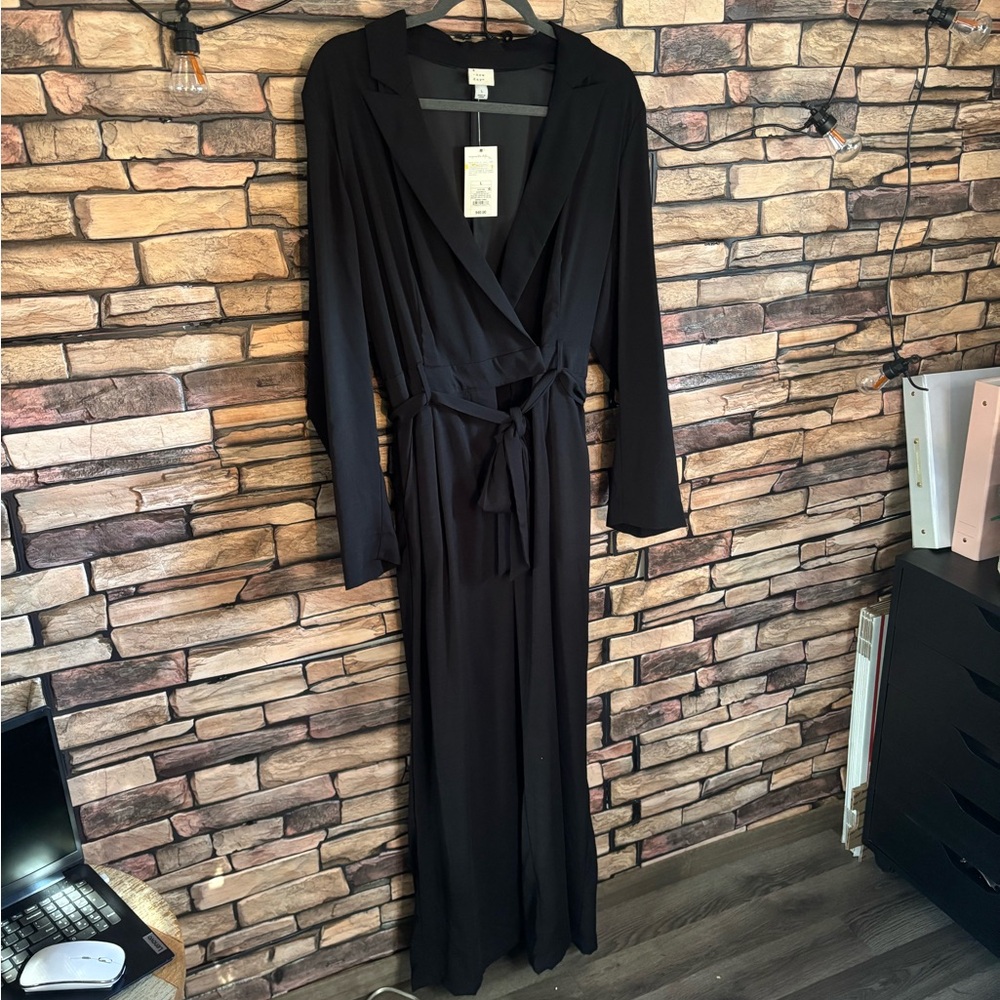 Target’s new day Black Long Sleeve Jumpsuit